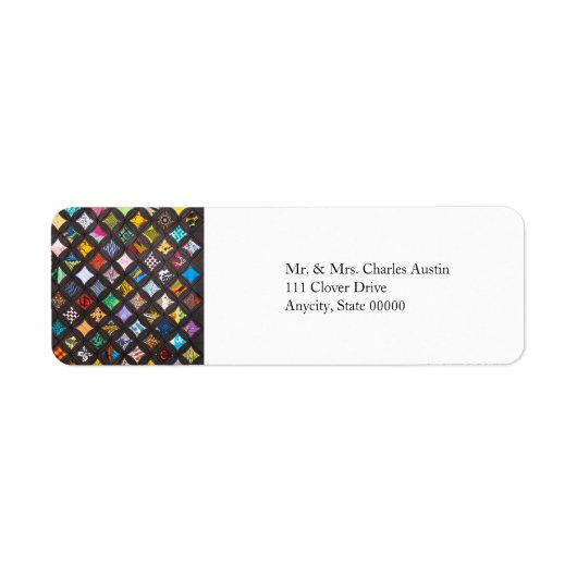 Kantel-etiket van het kathedraalvenster etiket (Voorkant)