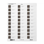 Kantel-etiket van het kathedraalvenster etiket (Full Sheet)