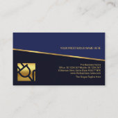 Kantel Gold Line Blue Shades Electricia Visitekaartje (Achterkant)