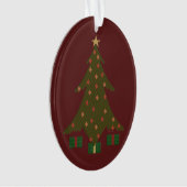Kantel kerstacrylhoudend Ornament (voorkant)