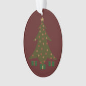 Kantel kerstacrylhoudend Ornament (voorkant)