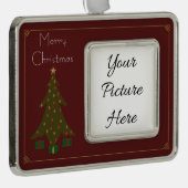 Kantel kerstversiering Lijst Verzilverd Omlijst Ornament (Rechts)