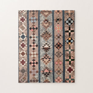 Kantel met geometrische vormen legpuzzel