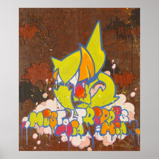 Kantel "Mis Tiltrippes" Print (Voorkant)