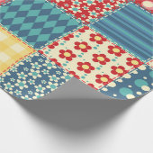 Kantel naadloos patroon. lappendeken cadeaupapier (Hoek)