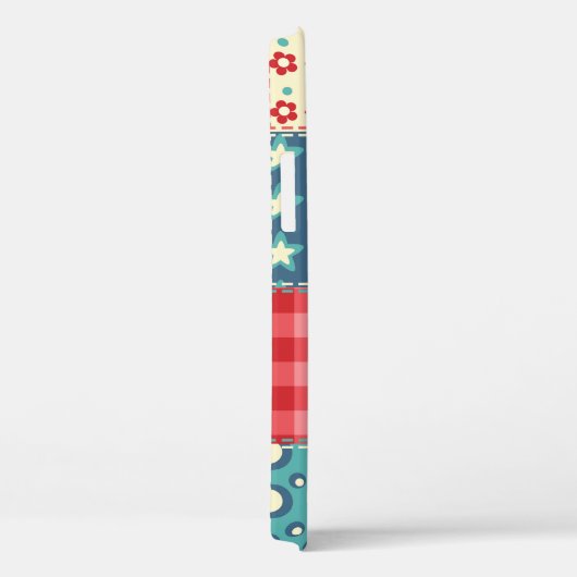 Kantel naadloos patroon.  lappendeken Case-Mate iPhone case (Achterkant / Rechts)