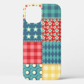 Kantel naadloos patroon.  lappendeken Case-Mate iPhone case (Achterkant)