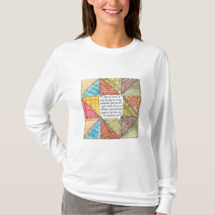Kantel ontwerp op een T-Shirt top