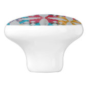 Kantel van de cirkels van Tennessee Keramische Knop (Zijkant)