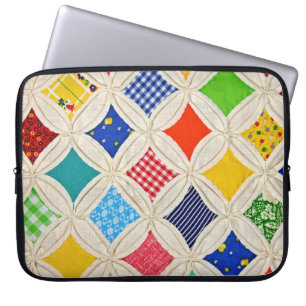 Kantel van het raam van de kathedraal laptop sleeve