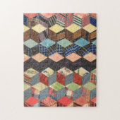 Kantel van struikblokken legpuzzel (Verticaal)