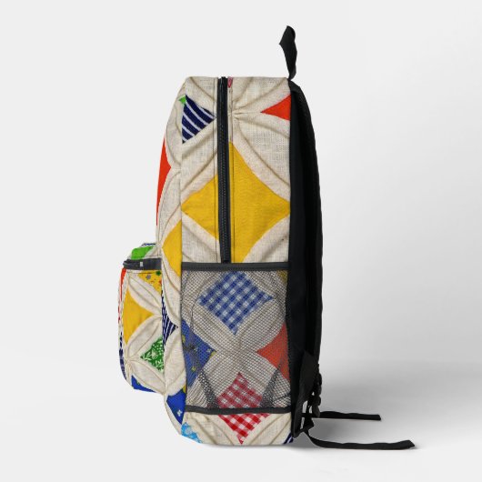 Kantel-vensterpatroon Bedrukte Rugzak (Rechts)