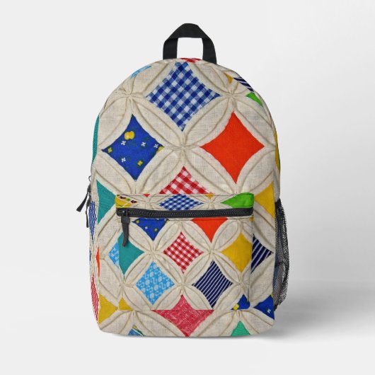Kantel-vensterpatroon Bedrukte Rugzak (Voorkant)