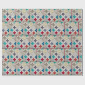 Kantel-vensterpatroon Cadeaupapier (Vlak)