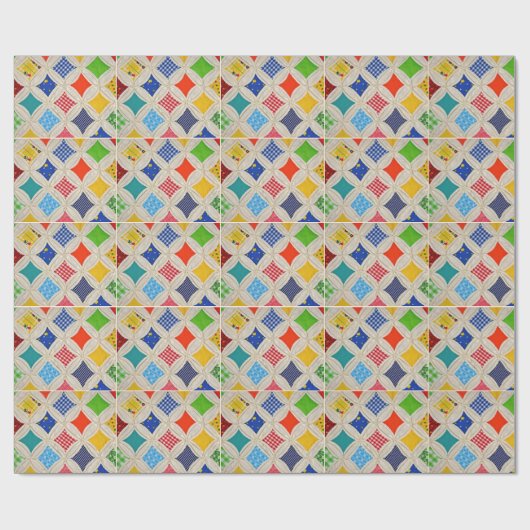 Kantel-vensterpatroon Cadeaupapier (Vlak)