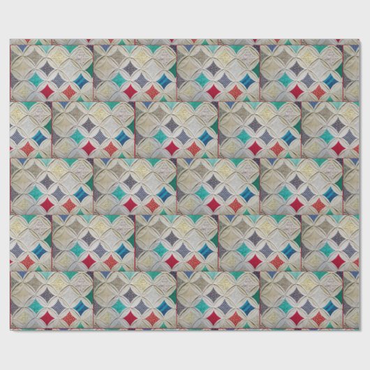 Kantel-vensterpatroon Cadeaupapier (Vlak)