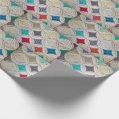 Kantel-vensterpatroon Cadeaupapier (Hoek)