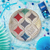 Kantel-vensterpatroon Papieren Bordje (Feest)