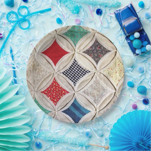 Kantel-vensterpatroon Papieren Bordje (Feest)