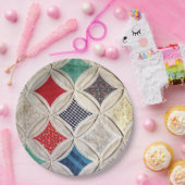 Kantel-vensterpatroon Papieren Bordje (Feest)