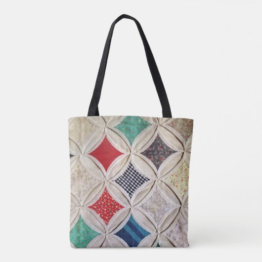 Kantel-vensterpatroon Tote Bag (Achterkant)