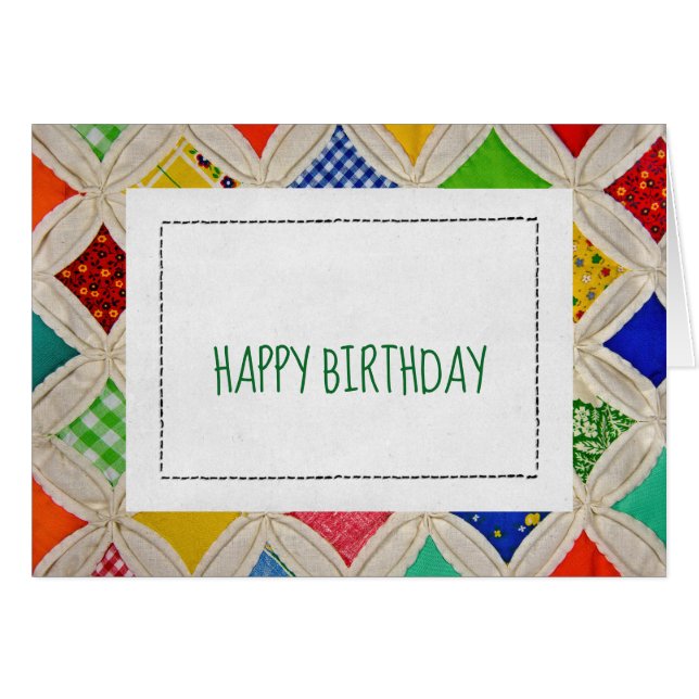 Kantel-vensterpatroon voor verjaardag (Voorkant Horizontaal)