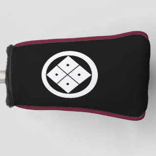 Kantel vier vierkante ogen in een cirkel golfheadcover