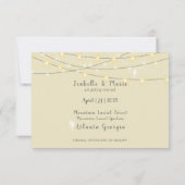 Kantelbaar bos, feeën, strijkgevels save the date (Achterkant)