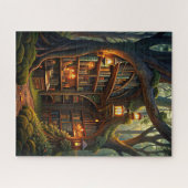 Kantelbaar bos Puzzle Legpuzzel (Horizontaal)