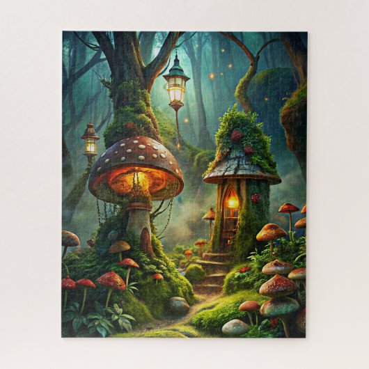 Kantelbaar bos Puzzle Legpuzzel (Verticaal)