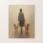 Kantelbaar bos Puzzle Legpuzzel (Verticaal)