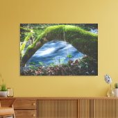 Kantelbaar magisch bos canvas afdruk (Insitu (Woonkamer))
