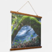 Kantelbaar magisch bos hangend wandkleed (Gebogen)