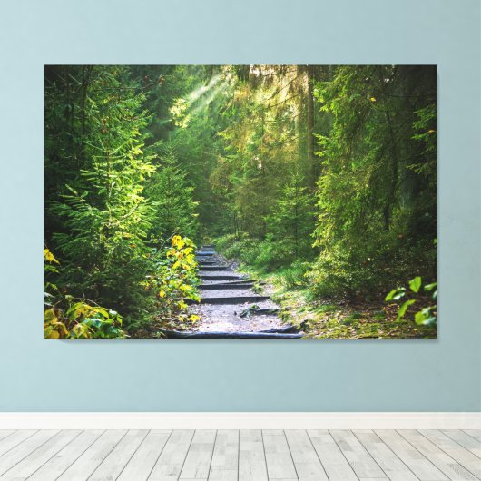 Kantelbaar snijpad canvas afdruk (Insitu (Houten vloer))