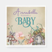 Kantelbare boerentuin op vette perkament servet (Voorkant)