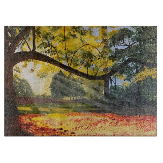 Kantelbos, door Gary Poling Snijplank (Voorkant)