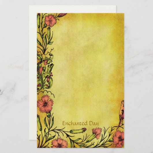 Kanteldag - middeleeuwse banketbakkerij briefpapier (Voorkant / Achterkant)