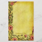 Kanteldag - middeleeuwse banketbakkerij briefpapier (Voorkant)