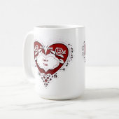 Kantelen Hartkaart Koffiemok (Voorkant links)