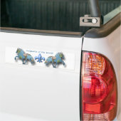 Kantelen van de Wereld Bumpersticker (Op Truck)