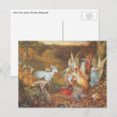 Kantelend bos door kunstenaar John Anster Fitzgera Briefkaart (Voorkant / Achterkant)