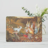 Kantelend bos door kunstenaar John Anster Fitzgera Kaart (Staand voorkant)