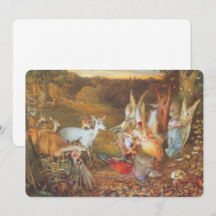 Kantelend bos door kunstenaar John Anster Fitzgera Kaart