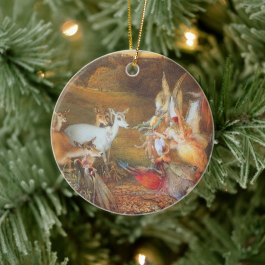 Kantelend bos door kunstenaar John Anster Fitzgera Keramisch Ornament (Boom)