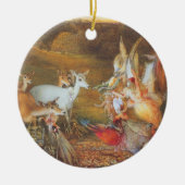 Kantelend bos door kunstenaar John Anster Fitzgera Keramisch Ornament (Voorkant)