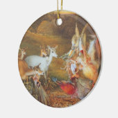 Kantelend bos door kunstenaar John Anster Fitzgera Keramisch Ornament (Links)