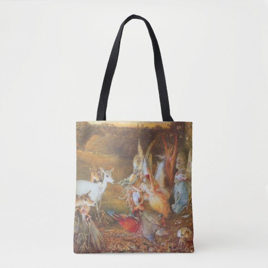 Kantelend bos door kunstenaar John Anster Fitzgera Tote Bag (Voorkant)