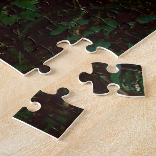Kantelend bos Jigzaag Puzzle Legpuzzel (Zijkant)