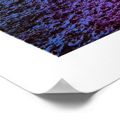 Kantelend boswinterlandschap poster (Hoek)