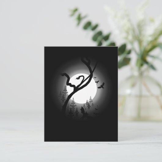 Kantelend nachtbos kaart (Staand voorkant)